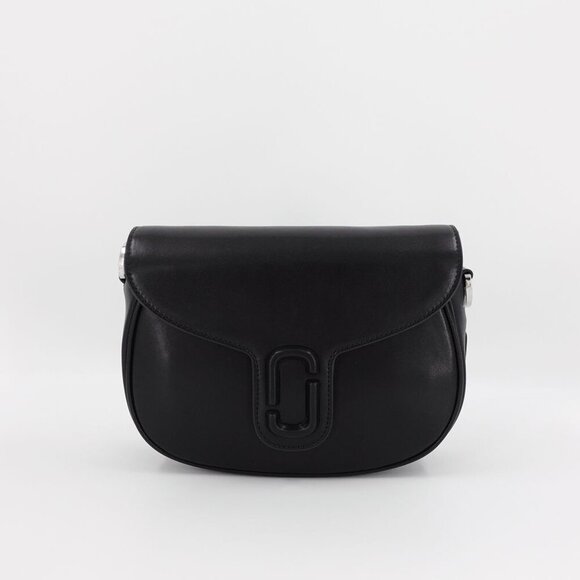 Marc Jacobs Women's The J Marc Classic Saddle Crossbody Bag Black OS - Picture 2 of 16